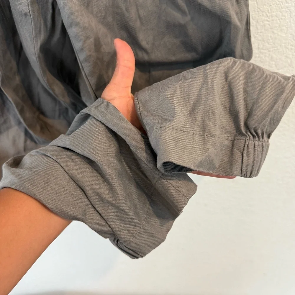Babaton- Aritzia’s Babaton Linen Lyocell Blend Grey Pants- S